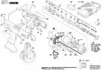 Bosch 0 602 492 431 EXACT 1106 Cordless Screw Driver Spare Parts